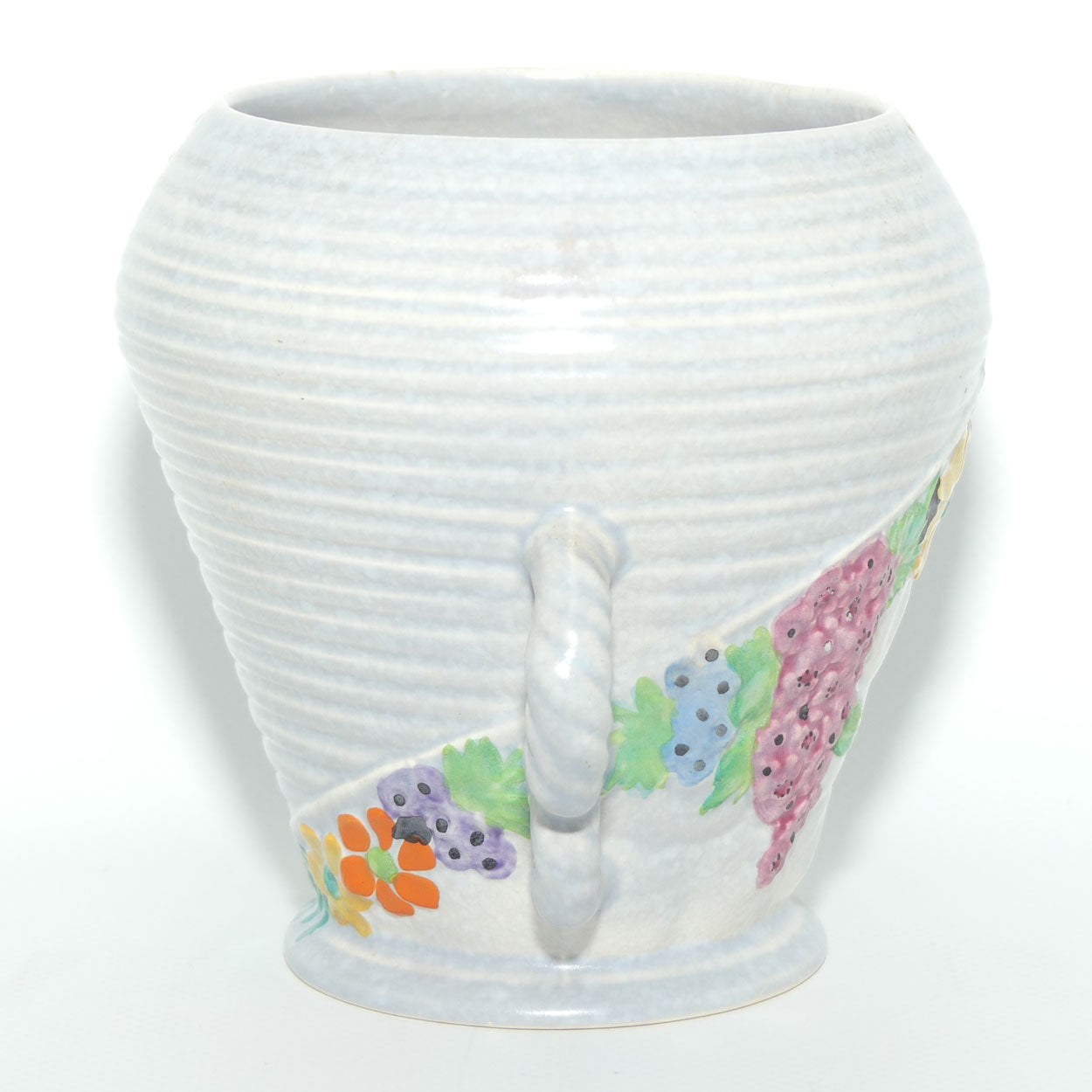 Carlton Ware Art Deco My Garden twin handle vase