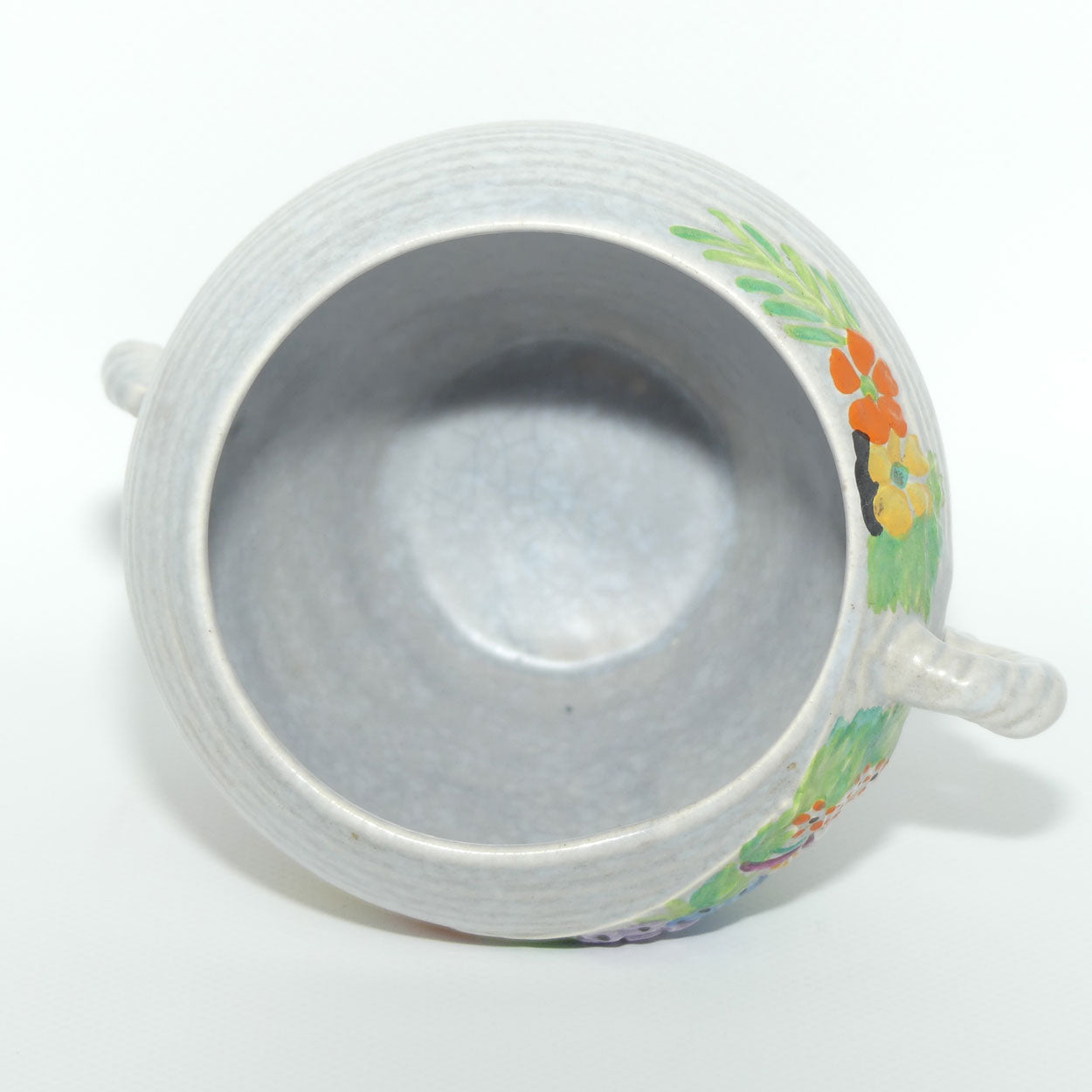 Carlton Ware Art Deco My Garden twin handle vase