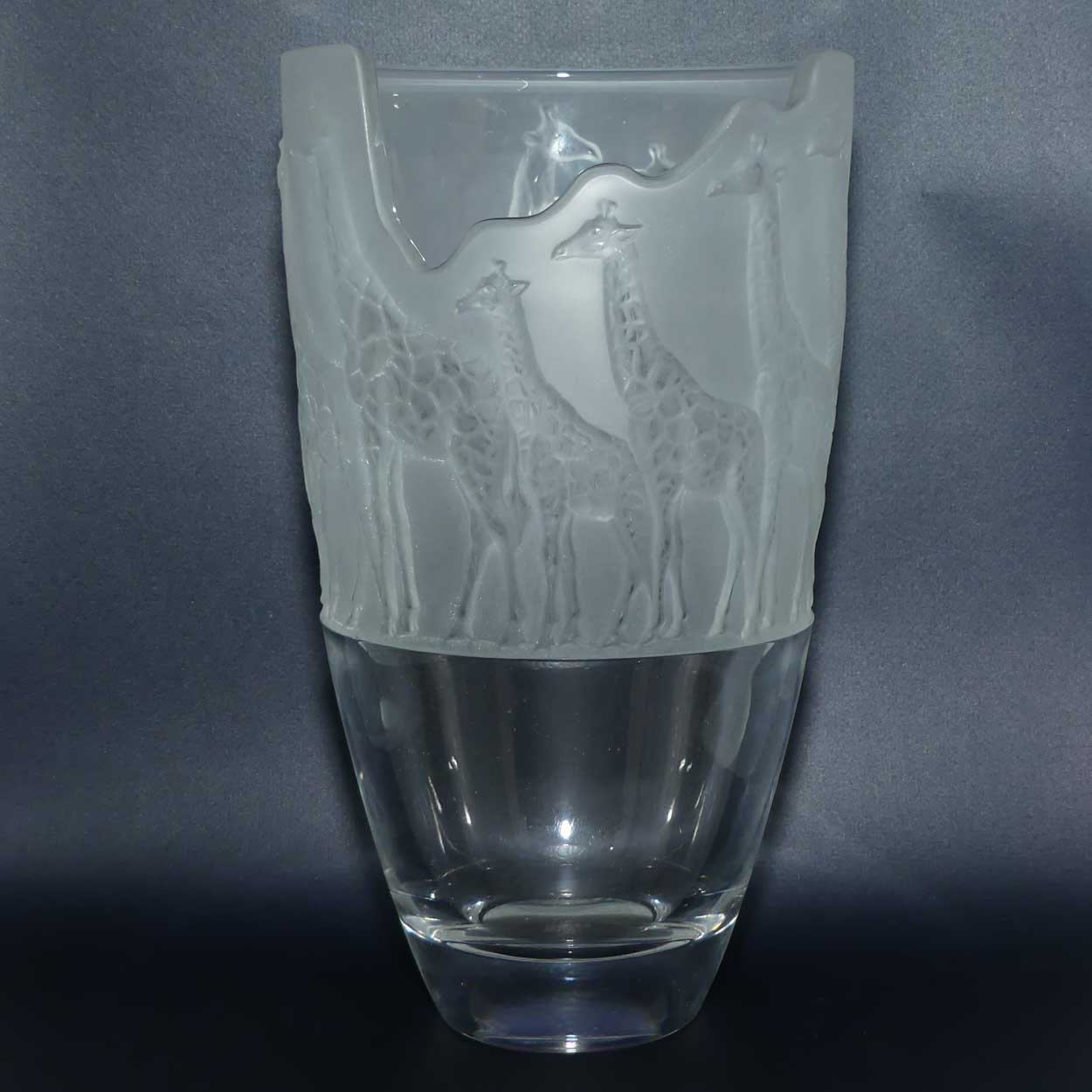 Nachtmann Crystal vase | Giraffes | Safari Line