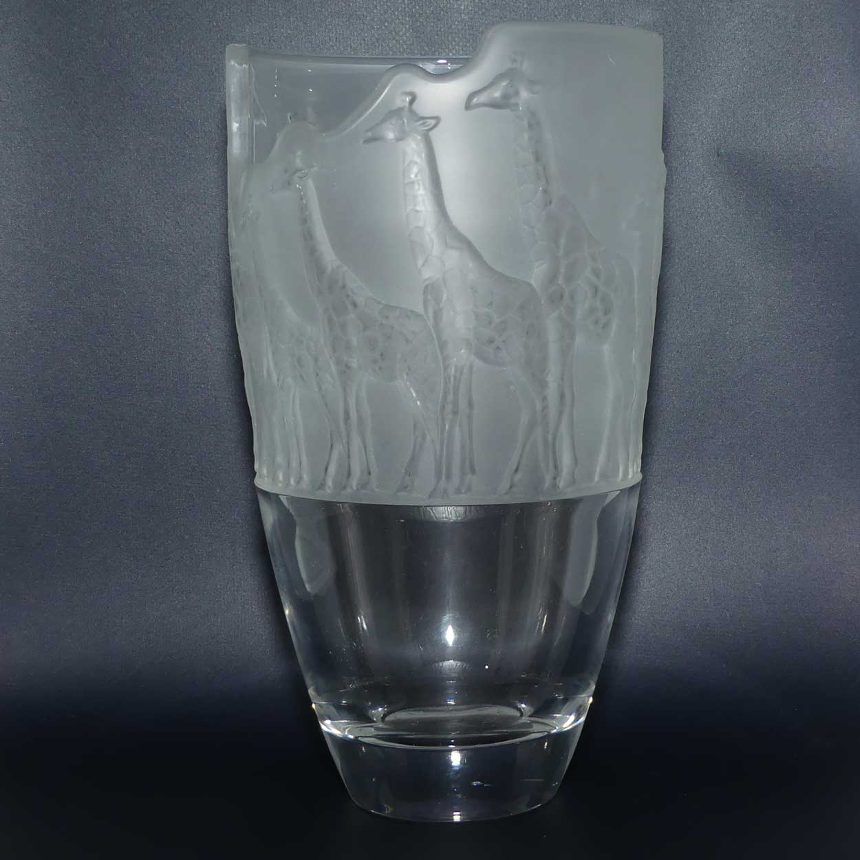 Nachtmann Crystal vase | Giraffes | Safari Line