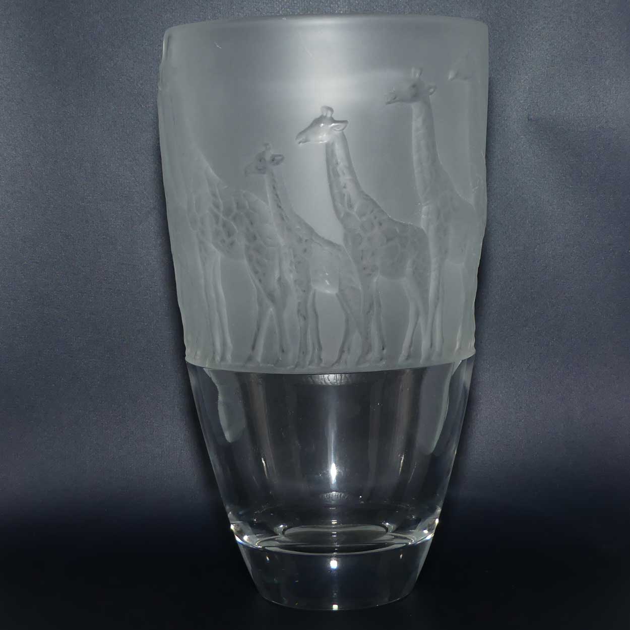 Nachtmann Crystal vase | Giraffes | Safari Line