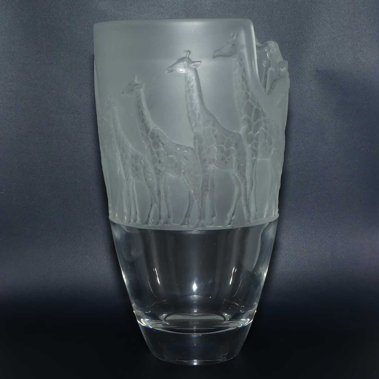Nachtmann Crystal vase | Giraffes | Safari Line