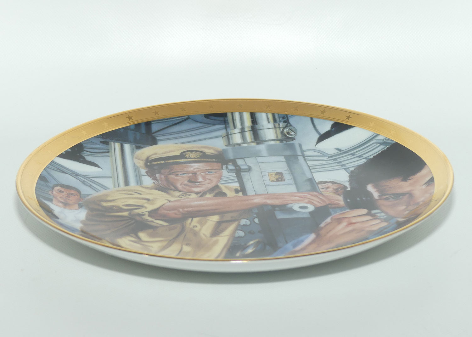 Franklin Mint Heirloom plate | John Wayne | Symbol of Naval Strength + Cert