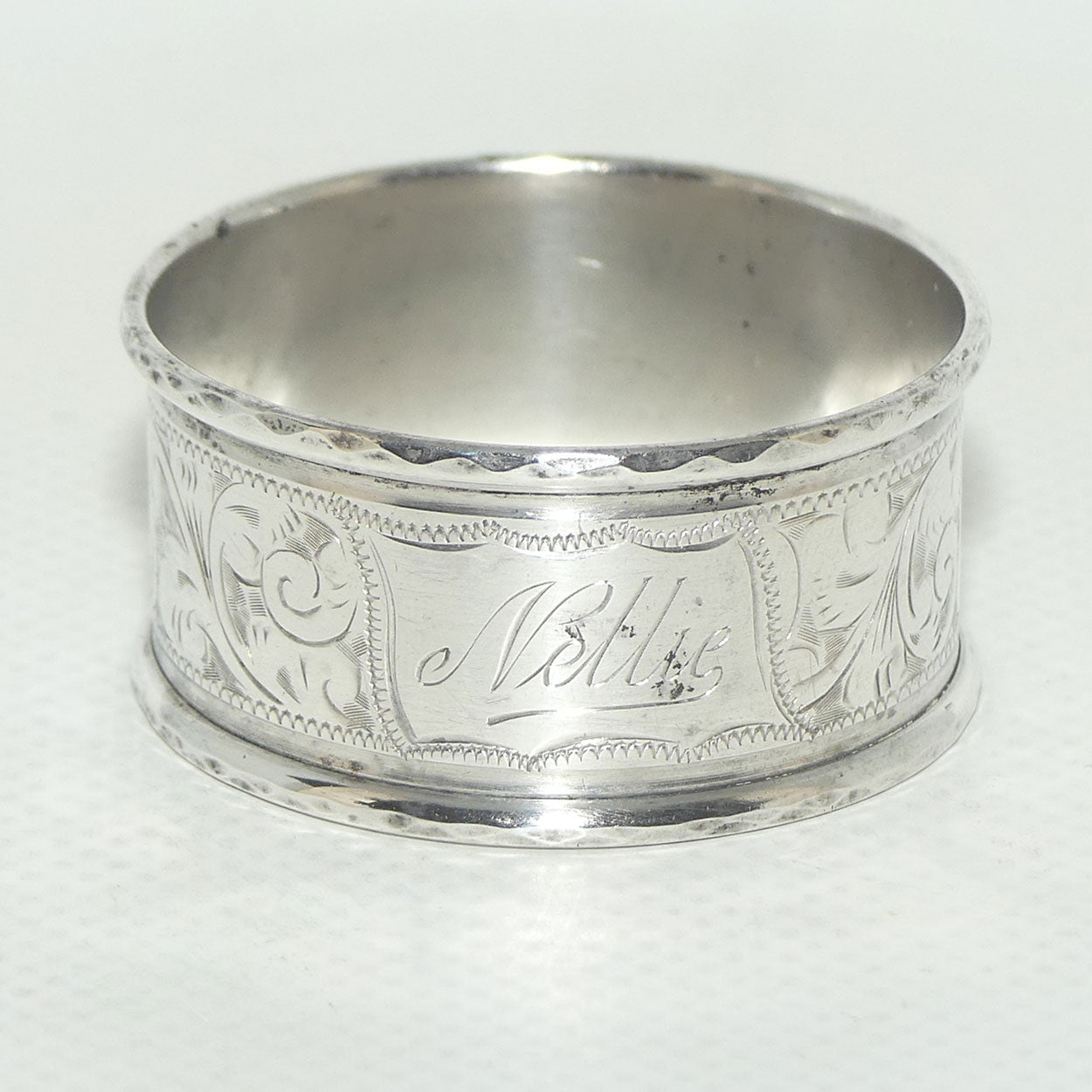 Edwardian era Sterling Silver napkin or serviette ring | Chester 1916 | 13.67g
