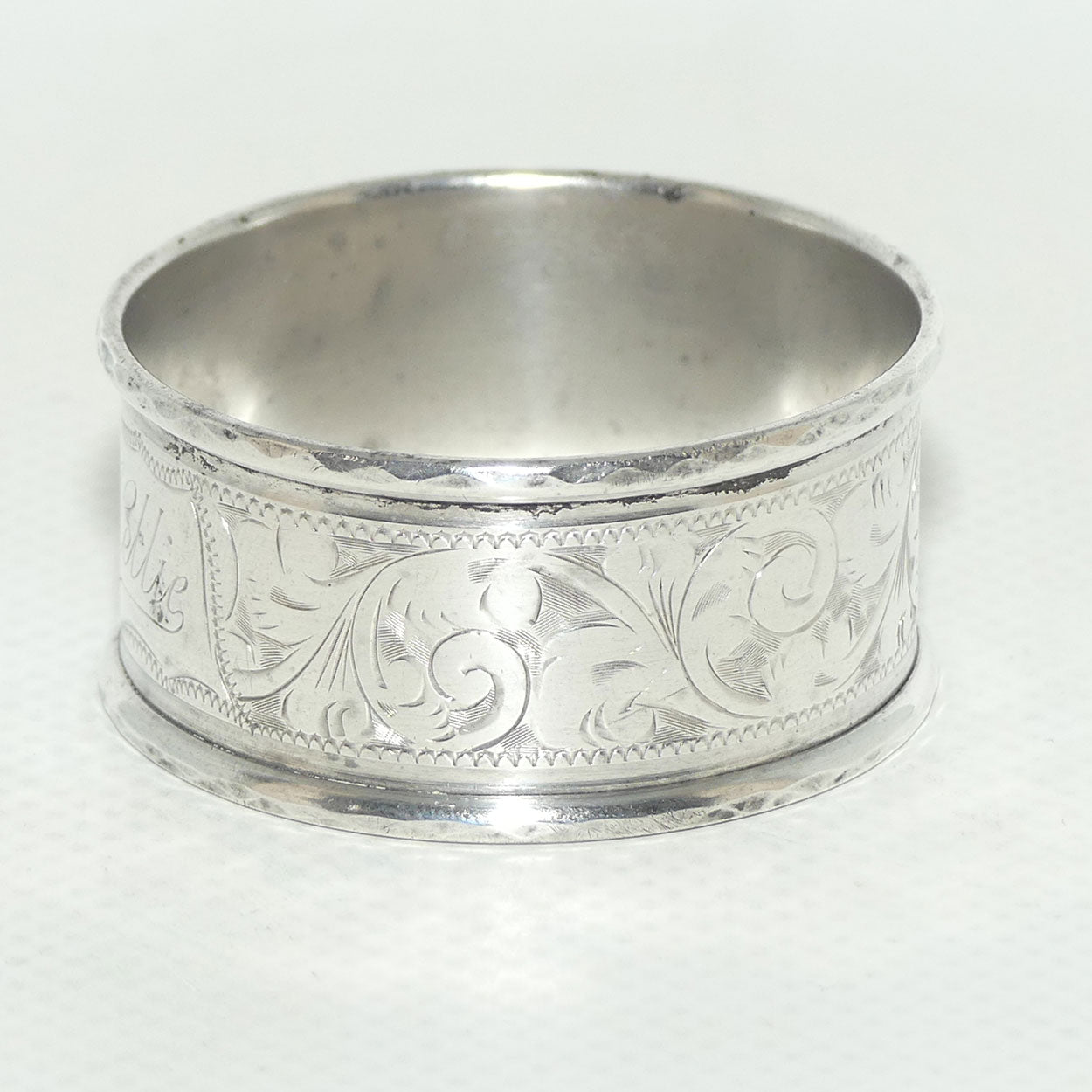 Edwardian era Sterling Silver napkin or serviette ring | Chester 1916 | 13.67g