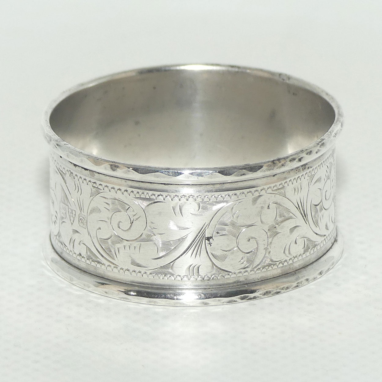 Edwardian era Sterling Silver napkin or serviette ring | Chester 1916 | 13.67g