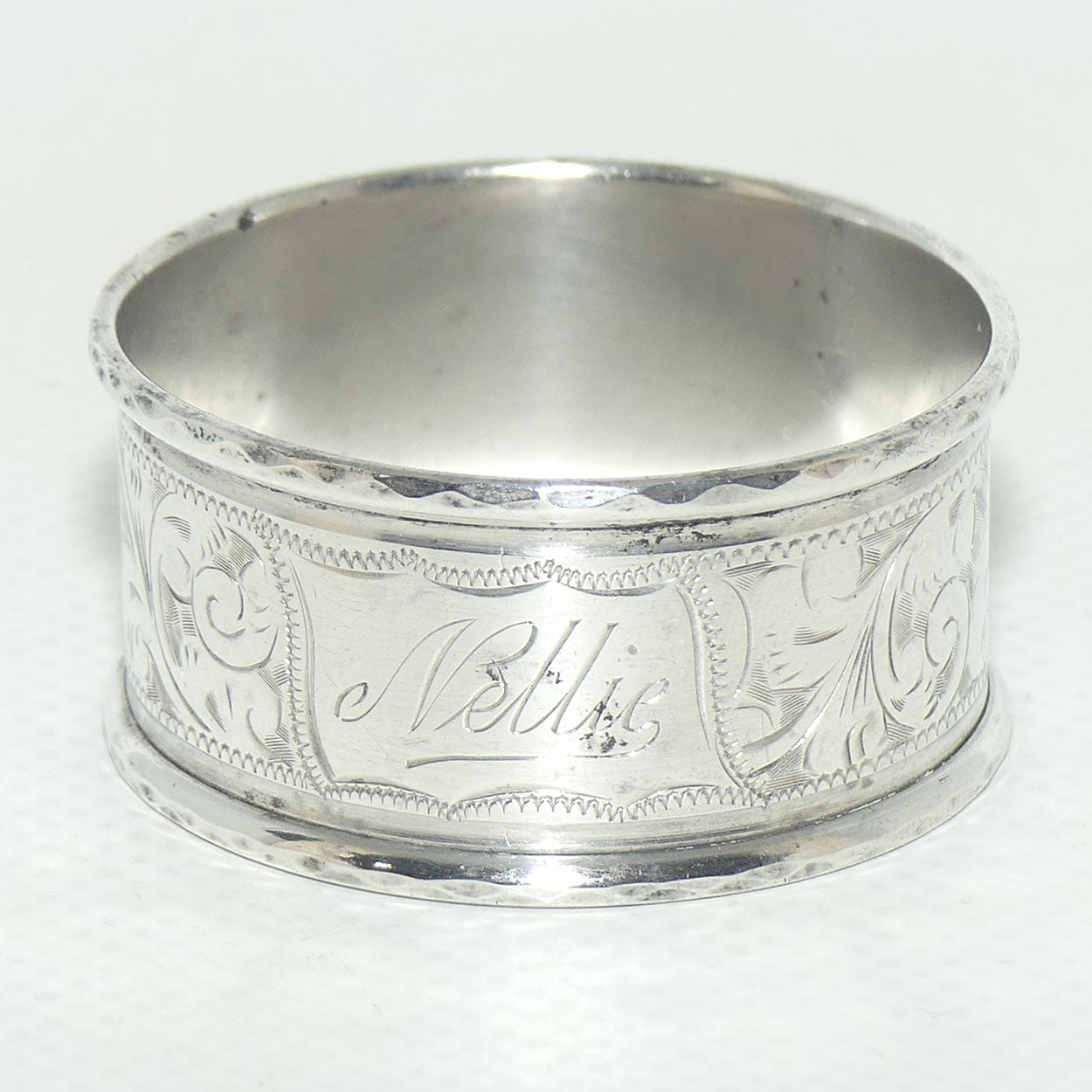 Edwardian era Sterling Silver napkin or serviette ring | Chester 1916 | 13.67g