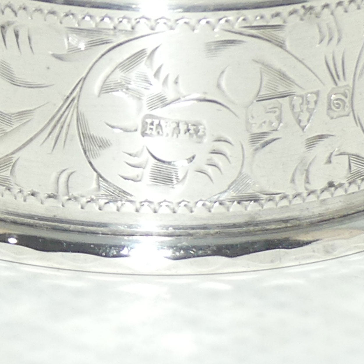 Edwardian era Sterling Silver napkin or serviette ring | Chester 1916 | 13.67g