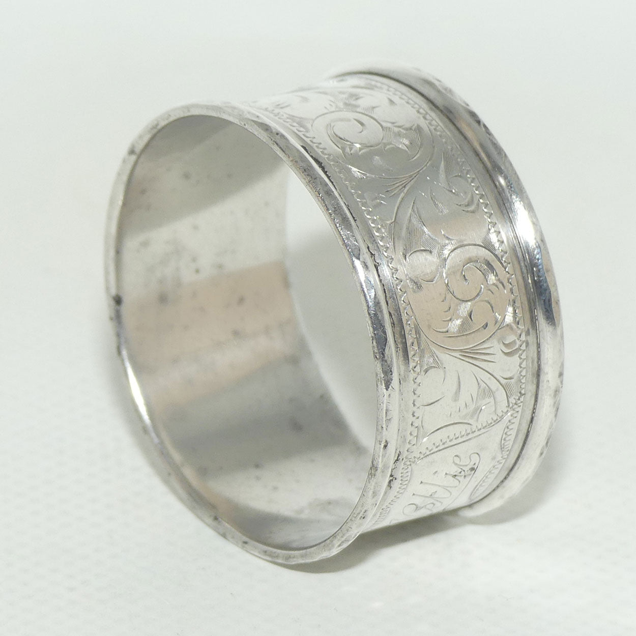 Edwardian era Sterling Silver napkin or serviette ring | Chester 1916 | 13.67g