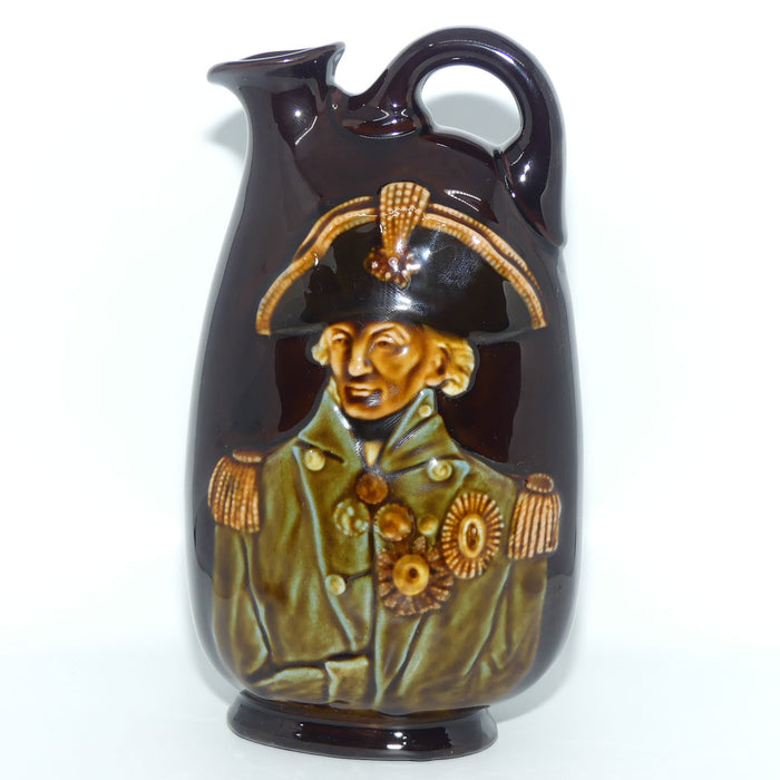 Royal Doulton Kingsware Nelson flask | Dewars Whisky | no stopper | #1