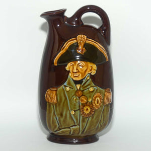 Royal Doulton Kingsware Nelson flask | Dewars Whisky | no stopper | #2