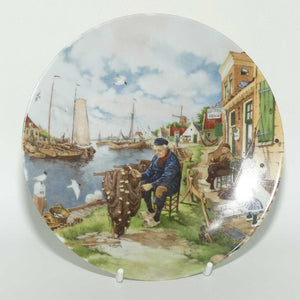 Royal Schwabap plate | Old Fisherman mending Nets