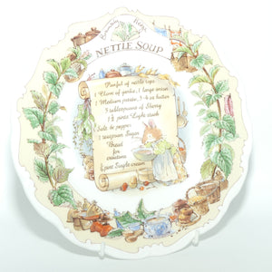 Royal Doulton Brambly Hedge Giftware | Recipe Collection | Nettle Soup plate | 20cm