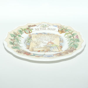 Royal Doulton Brambly Hedge Giftware | Recipe Collection | Nettle Soup plate | 20cm