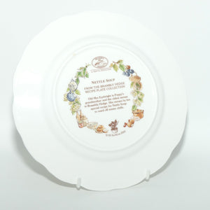 Royal Doulton Brambly Hedge Giftware | Recipe Collection | Nettle Soup plate | 20cm