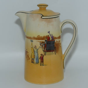 Royal Doulton Coaching Days New Barton shape lidded water pot D2716 | Large