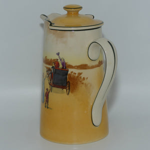 Royal Doulton Coaching Days New Barton shape lidded water pot D2716