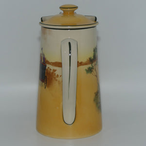 Royal Doulton Coaching Days New Barton shape lidded water pot D2716