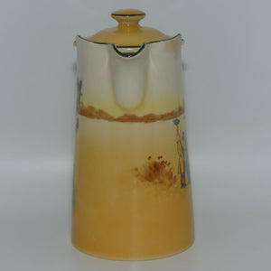 Royal Doulton Coaching Days New Barton shape lidded water pot D2716