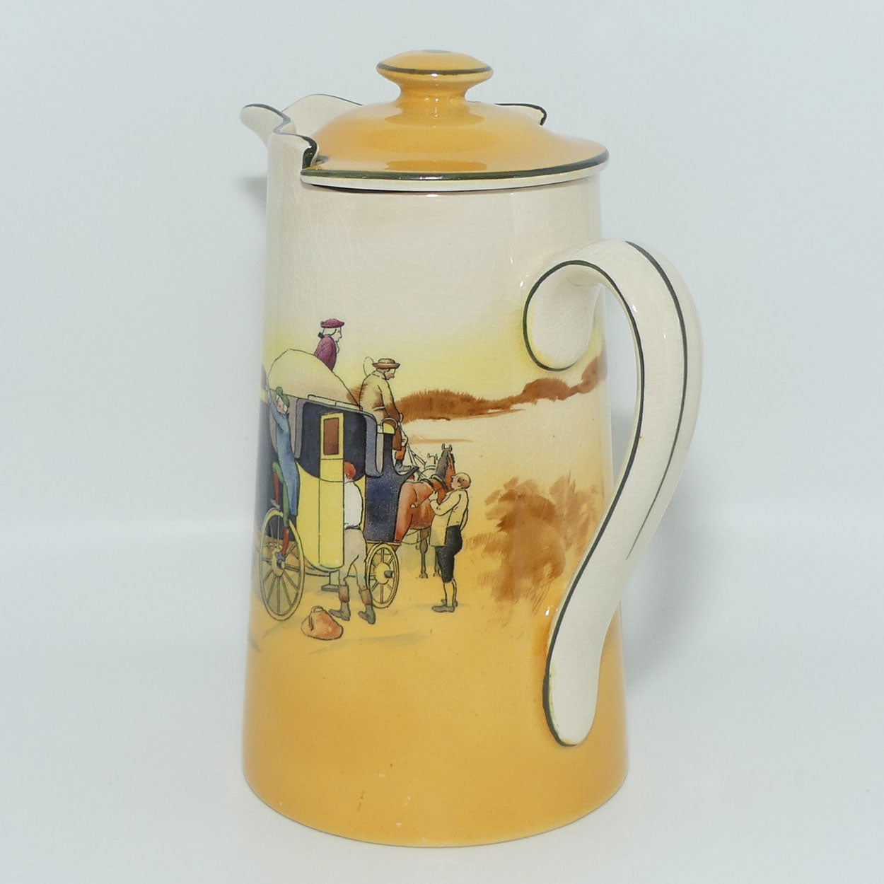 Royal Doulton Coaching Days New Barton shape lidded water pot | Large