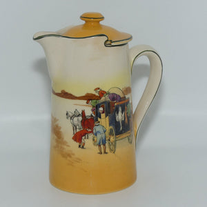 Royal Doulton Coaching Days New Barton shape lidded water pot | Small #2