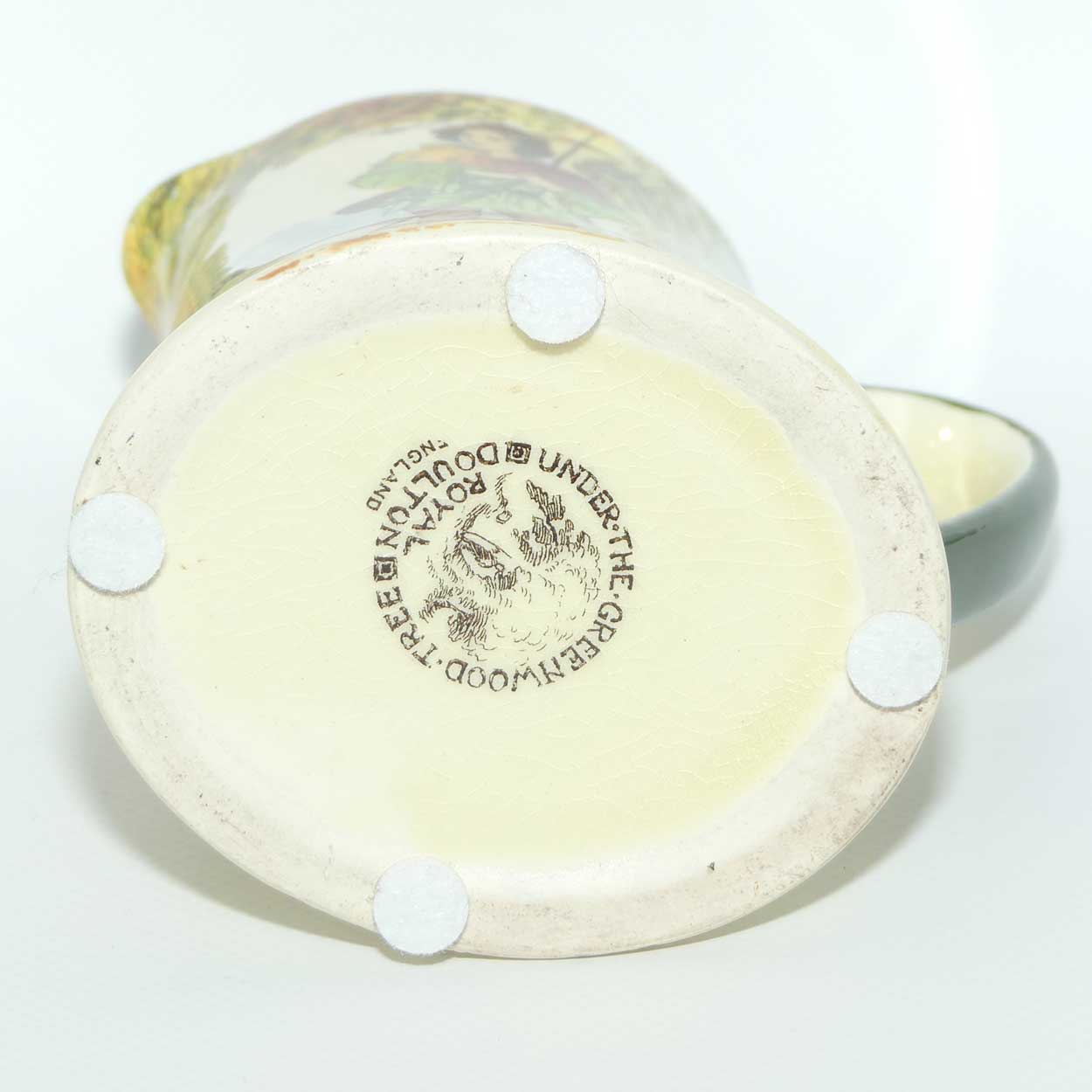 Royal Doulton Under the Greenwood Tree | Robin Hood Newlyn shape jug | Alan a Dale