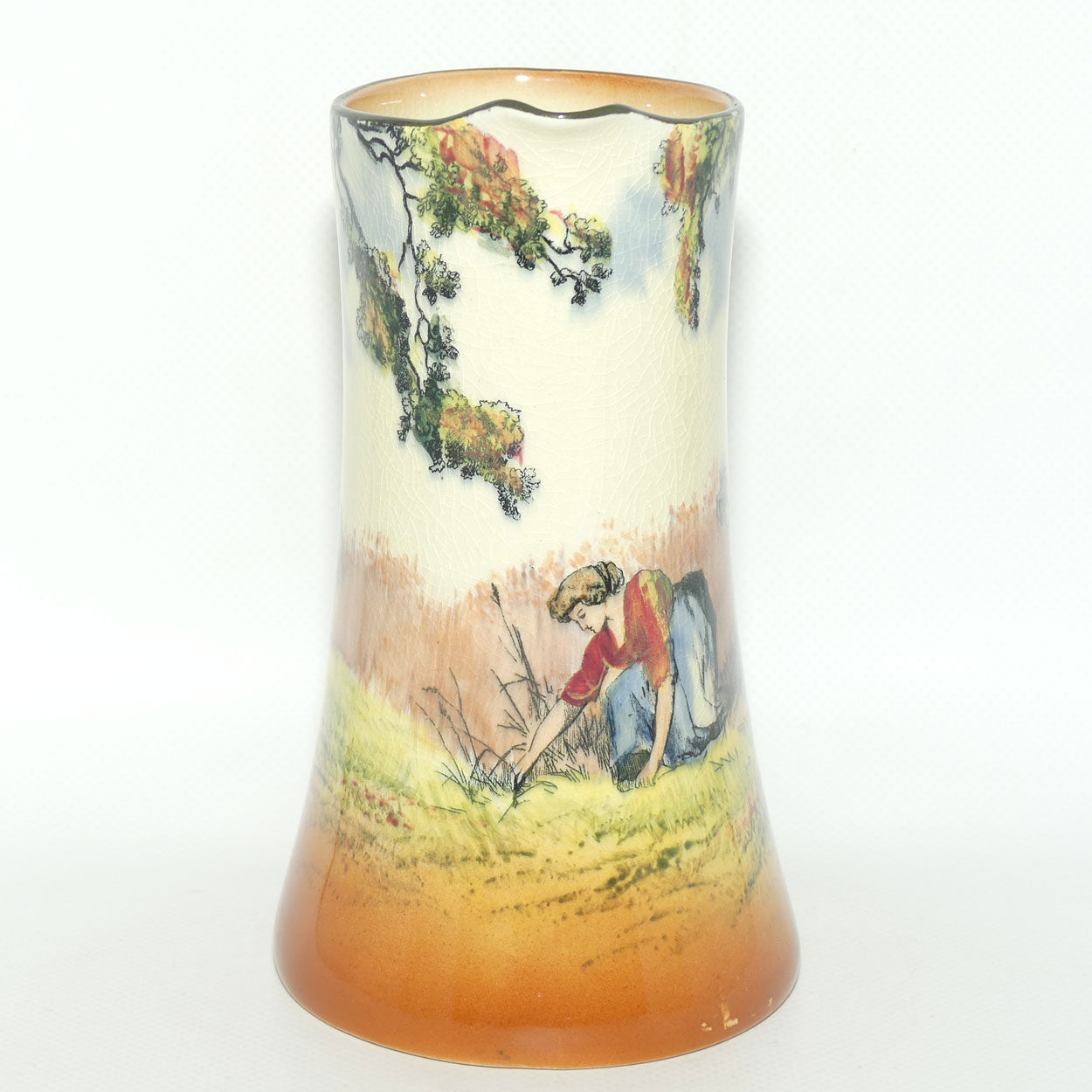 Royal Doulton Newlyn shape Gypsies and Gleaners jug D3191