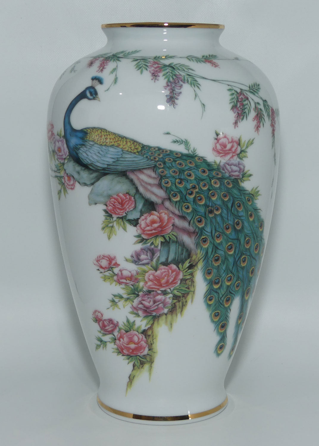 Nitto Fine China | Heritage Collection | The Imperial Peacock vase