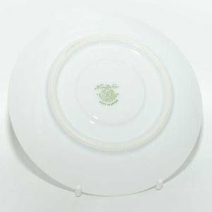 Noritake finely decorated Roses trio | Green and Black trim