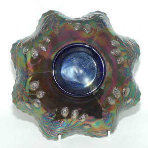 Fenton Carnival Glass bowl | Peacock and Urn