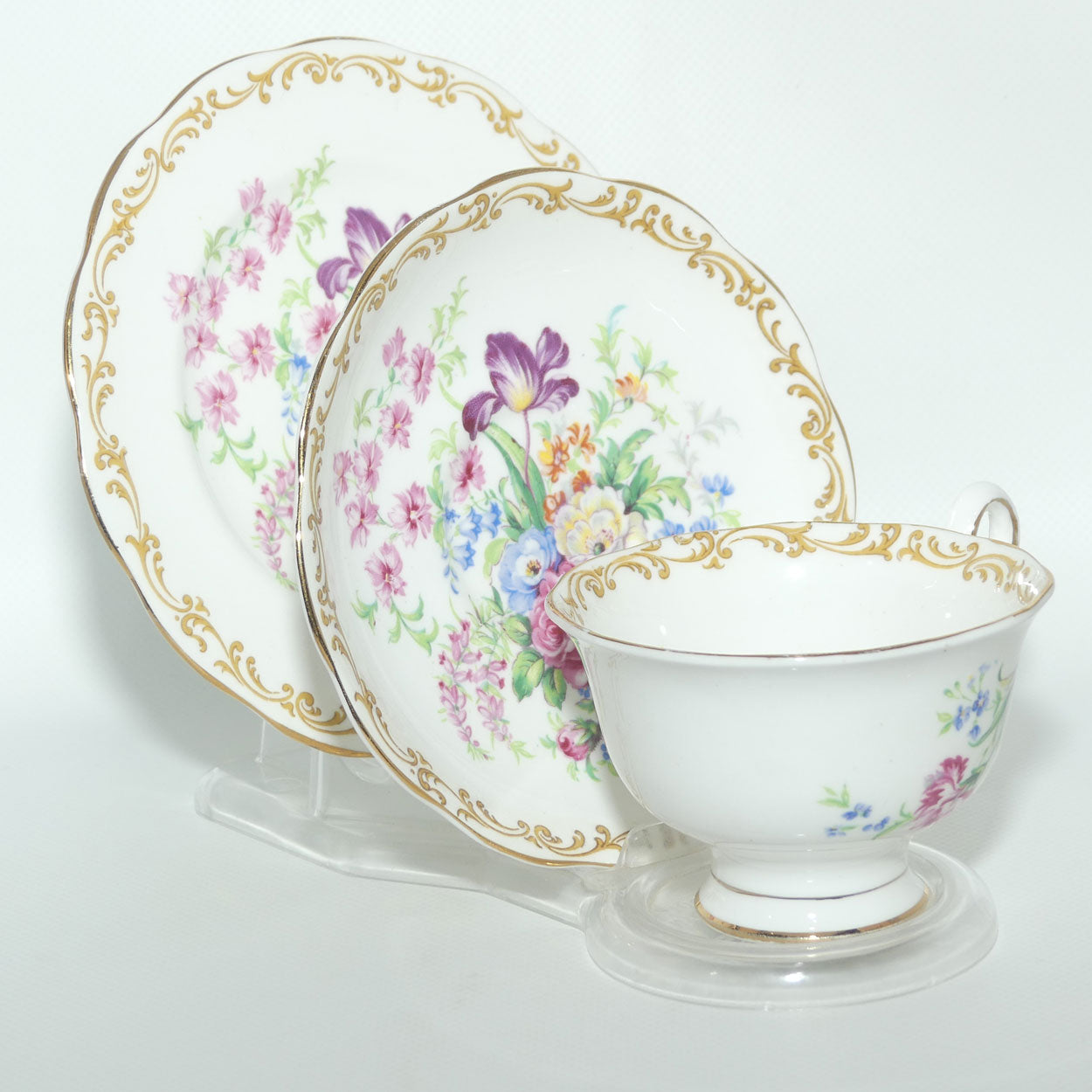 Royal Albert Bone China Nosegay trio | Avon shape