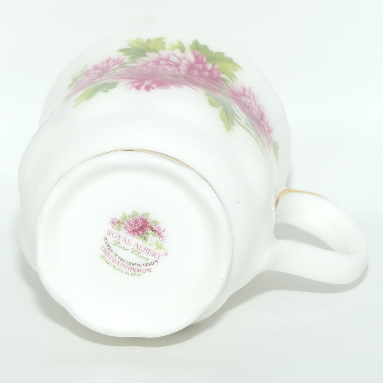 Royal Albert Bone China | Flower of the Month series | #11 | November Chrysanthemum | boxed