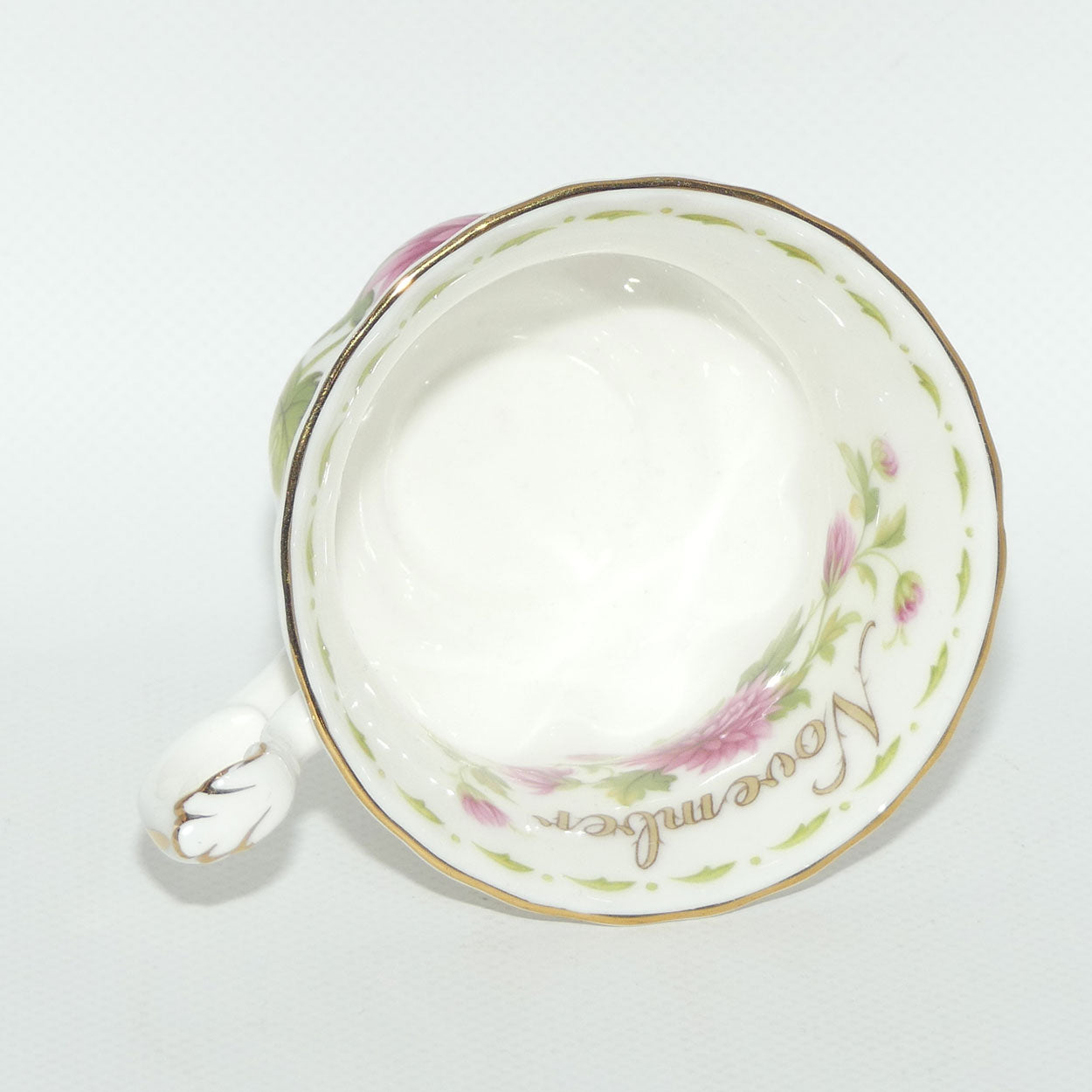 Royal Albert Bone China England | Flower of the Month series | #11 | November Chrysanthemum trio