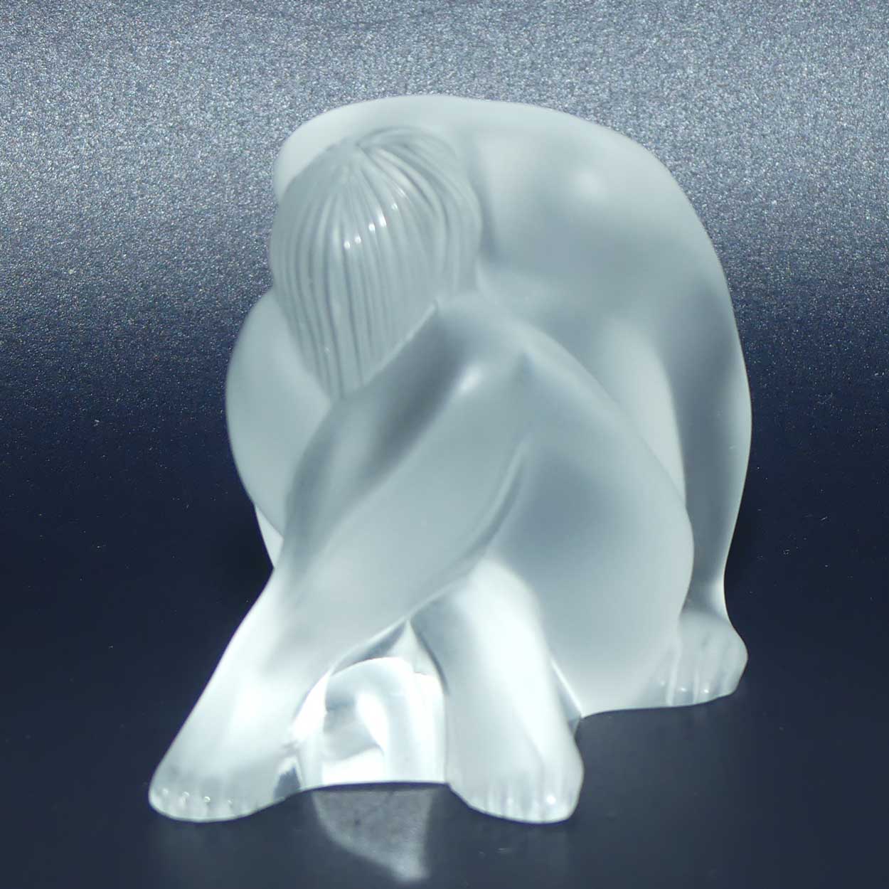 Lalique France Nude Assis figure | boxed