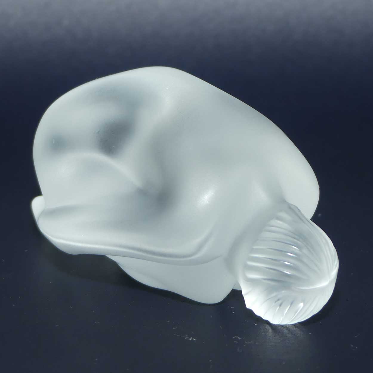 Lalique France Nude Crouching figure | boxed