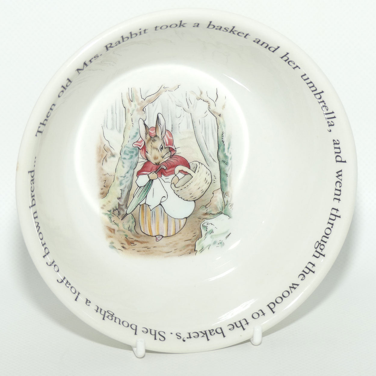 Wedgwood Bone China | Peter Rabbit pattern 3 piece Nursery set | boxed