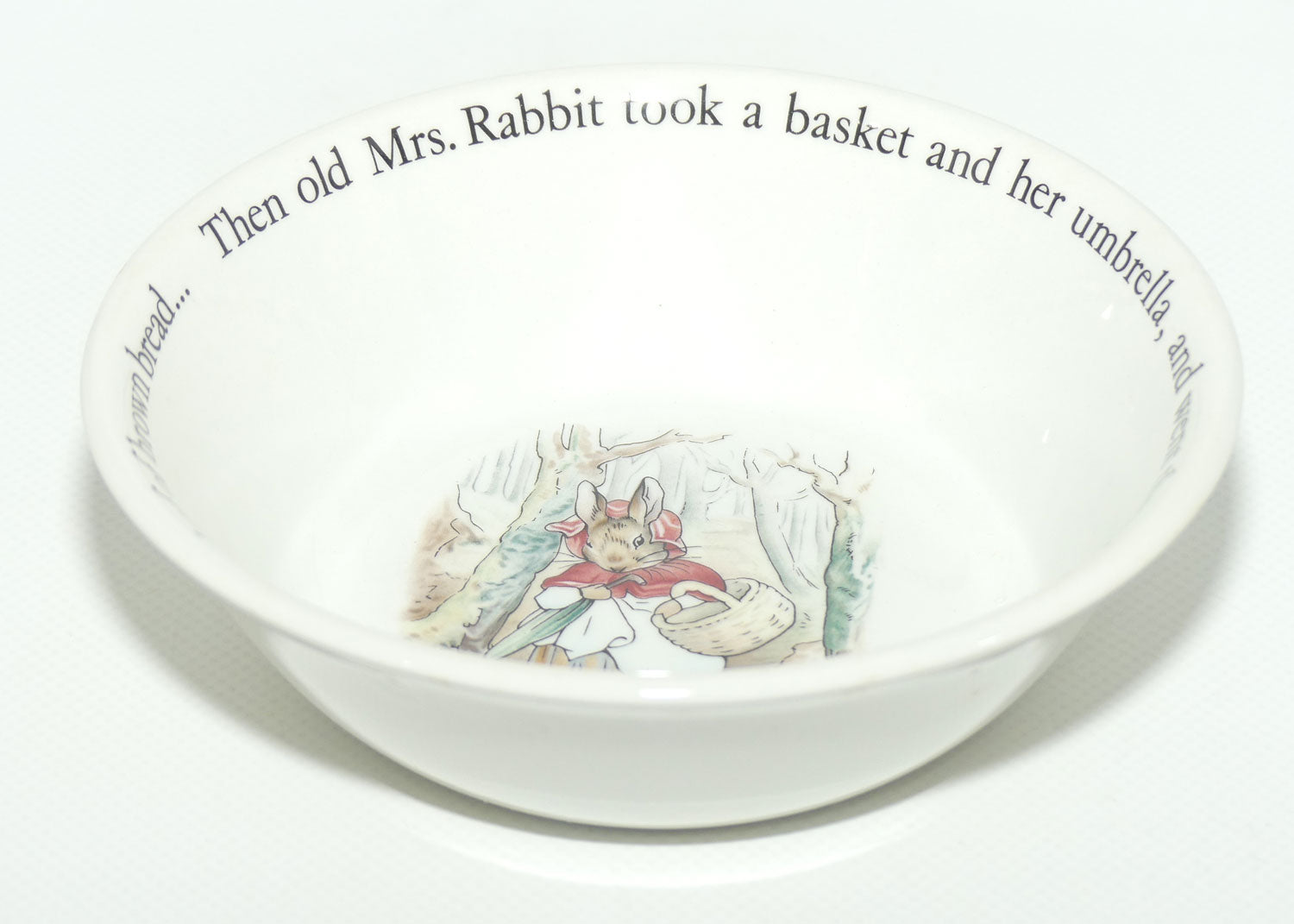 Wedgwood Bone China | Peter Rabbit pattern 3 piece Nursery set | boxed