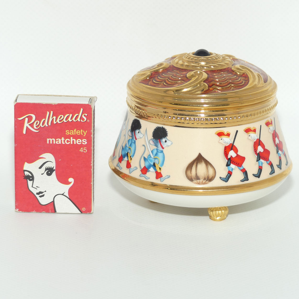 Franklin Mint | House of Faberge musical trinket box | The Nutcracker