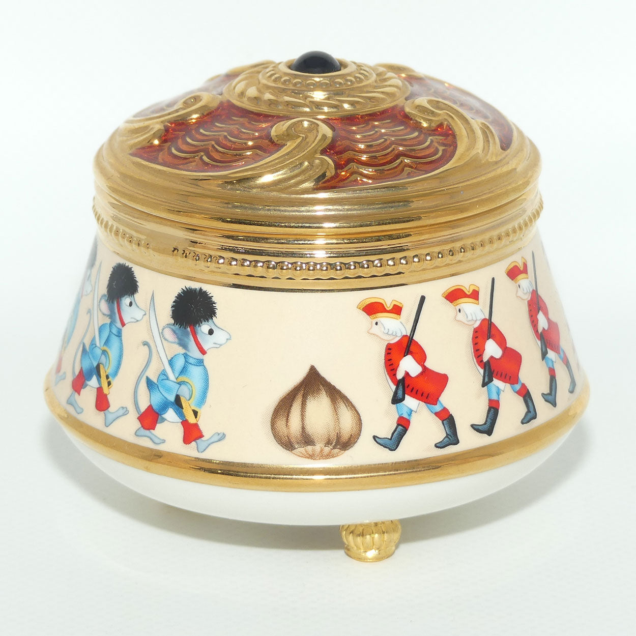 Franklin Mint | House of Faberge musical trinket box | The Nutcracker