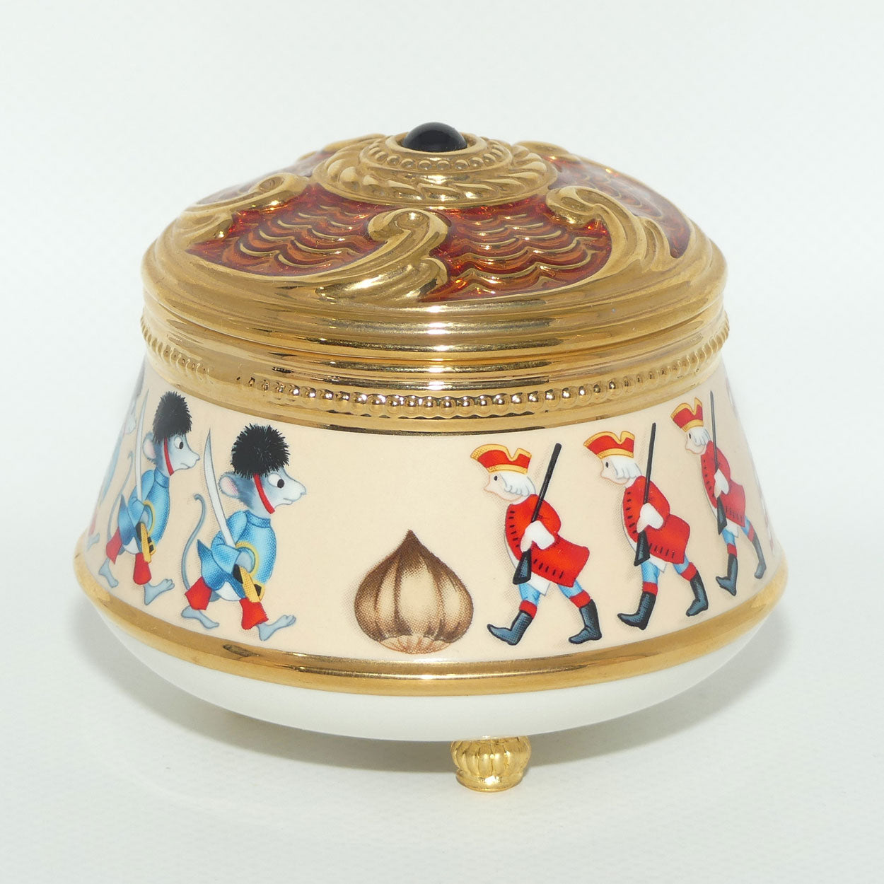 Franklin Mint | House of Faberge musical trinket box | The Nutcracker