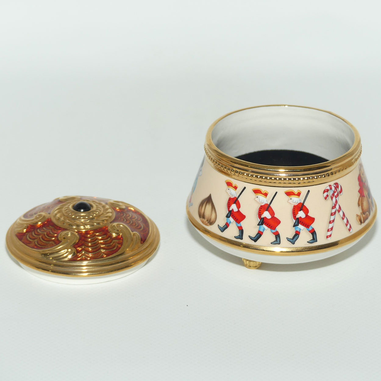 Franklin Mint | House of Faberge musical trinket box | The Nutcracker