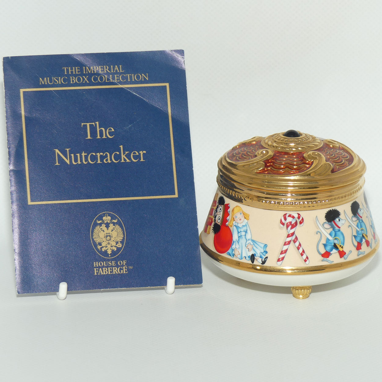 Franklin Mint | House of Faberge musical trinket box | The Nutcracker