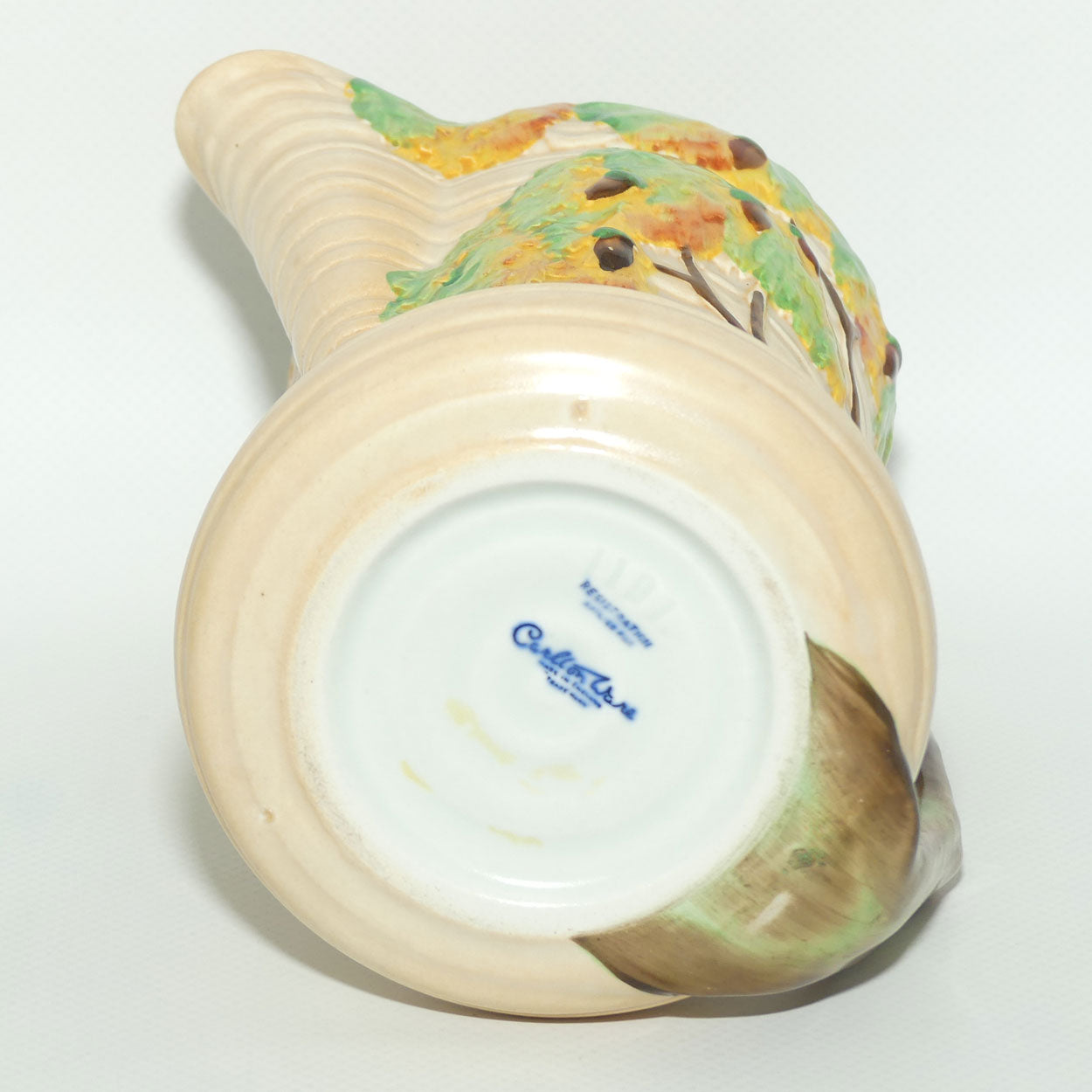 Carlton Ware Oak Tree on Cream Ground jug | 13.5cms tall