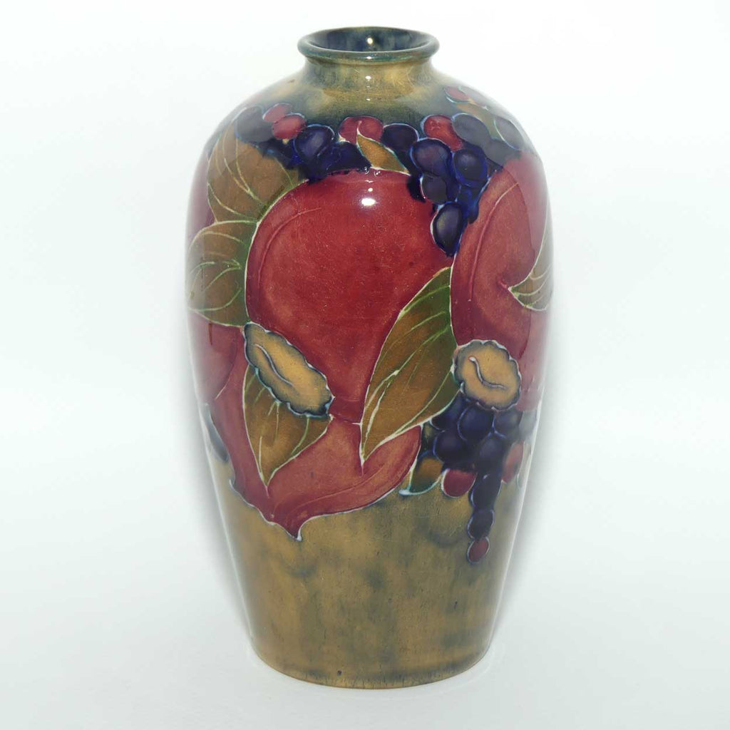 William Moorcroft Pomegranate vase | Early Ochre Ground