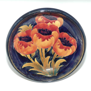 William Moorcroft Ochre Poppies and TUDRIC pewter comport | Liberty of London