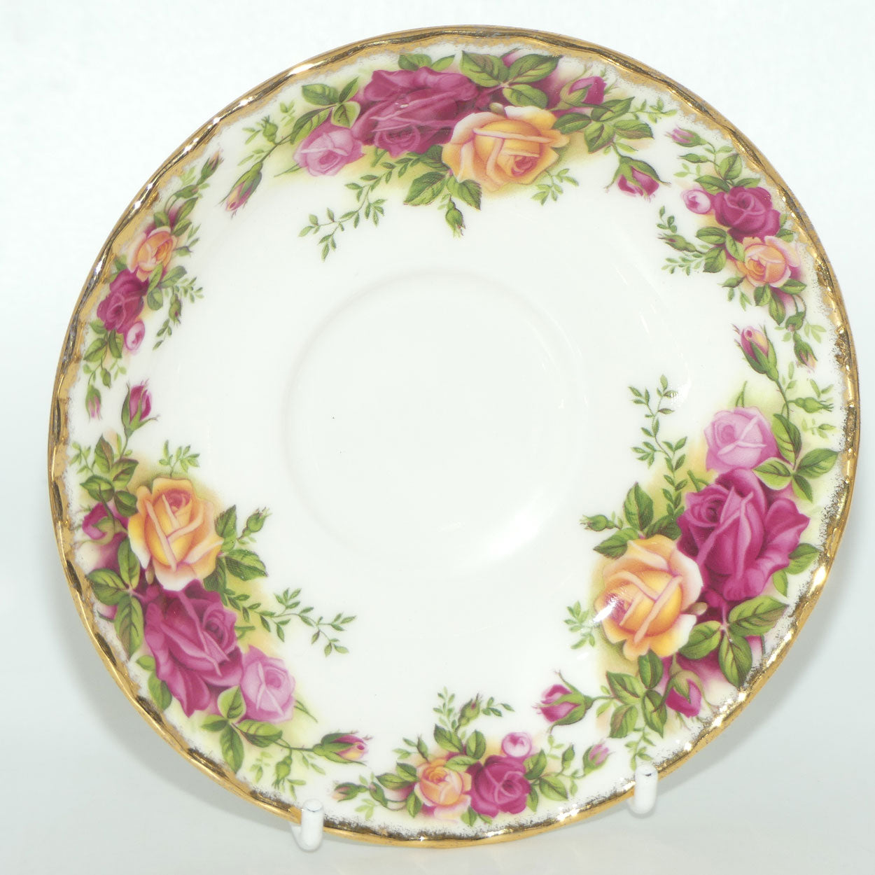 Royal Albert Bone China England Old Country Roses trio set of 6 | © 1962 Royal Albert Ltd backstamp | #1