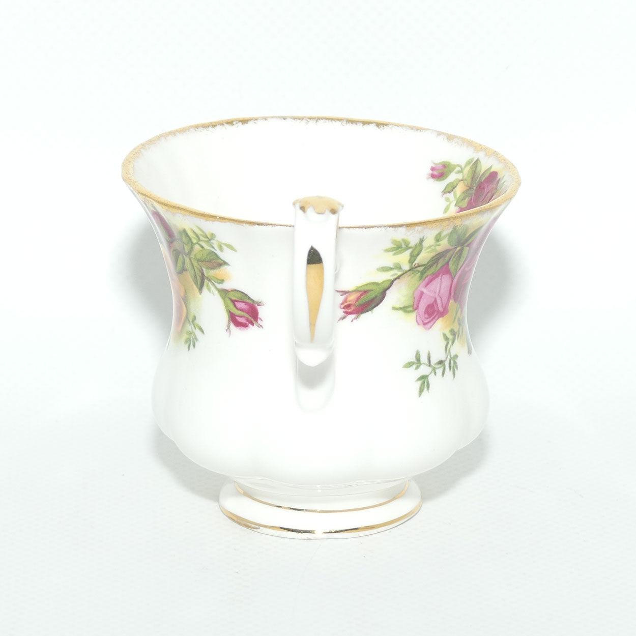 Royal Albert Bone China England Old Country Roses coffee duo | early stamp