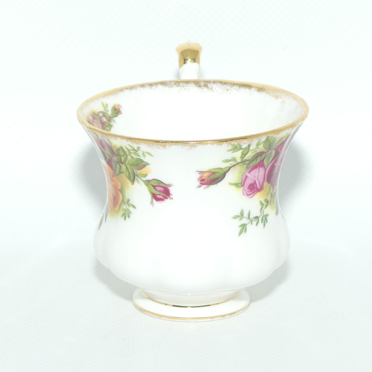 Royal Albert Bone China England Old Country Roses coffee duo | early stamp