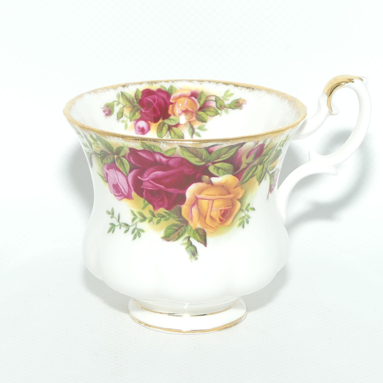 Royal Albert Bone China England Old Country Roses coffee duo | early stamp
