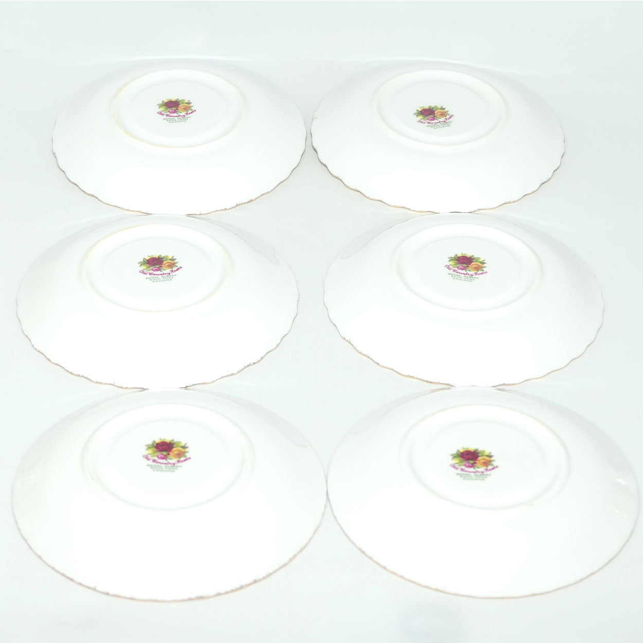 Royal Albert Bone China England Old Country Roses coffee duo | Set of 6 | Early Backstamp